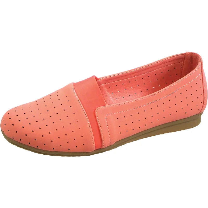 Stunning and eye-catching women's footwearBeacon Womens Lenore Perforated Slip-On Flats Stunning and eye-catching women's footwearBeacon Womens Lenore Perforated Slip-On Flats