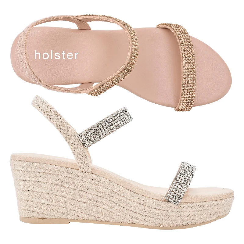Elegant and classic women's shoes for bridal partiesBeauty Espadrille Bundle - Tan / Beige Elegant and classic women's shoes for bridal partiesBeauty Espadrille Bundle - Tan / Beige
