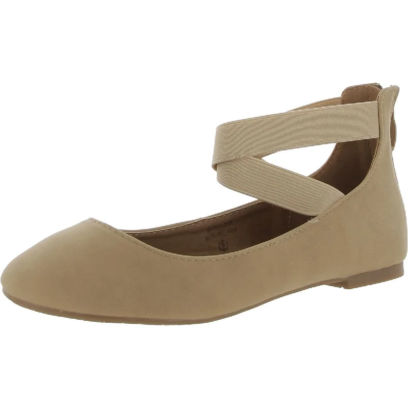Feminine and romantic women's shoe designsBella Marie Womens Dana Faux Leather Strappy Ballet Flats Feminine and romantic women's shoe designsBella Marie Womens Dana Faux Leather Strappy Ballet Flats