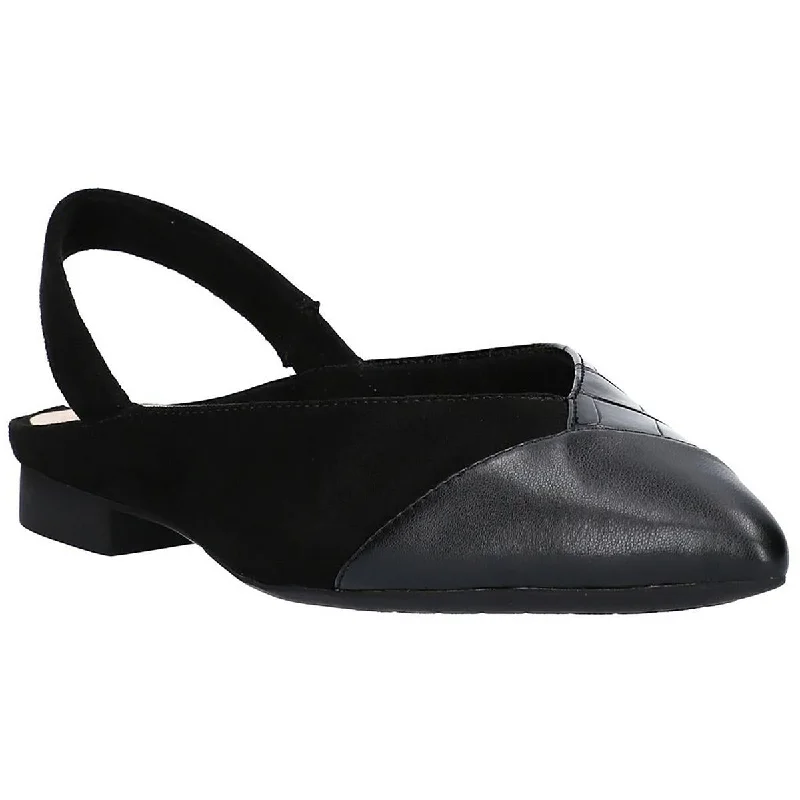 Durable and reliable women's shoesBella Vita Womens Milla Faux Leather Slip-On Slingbacks