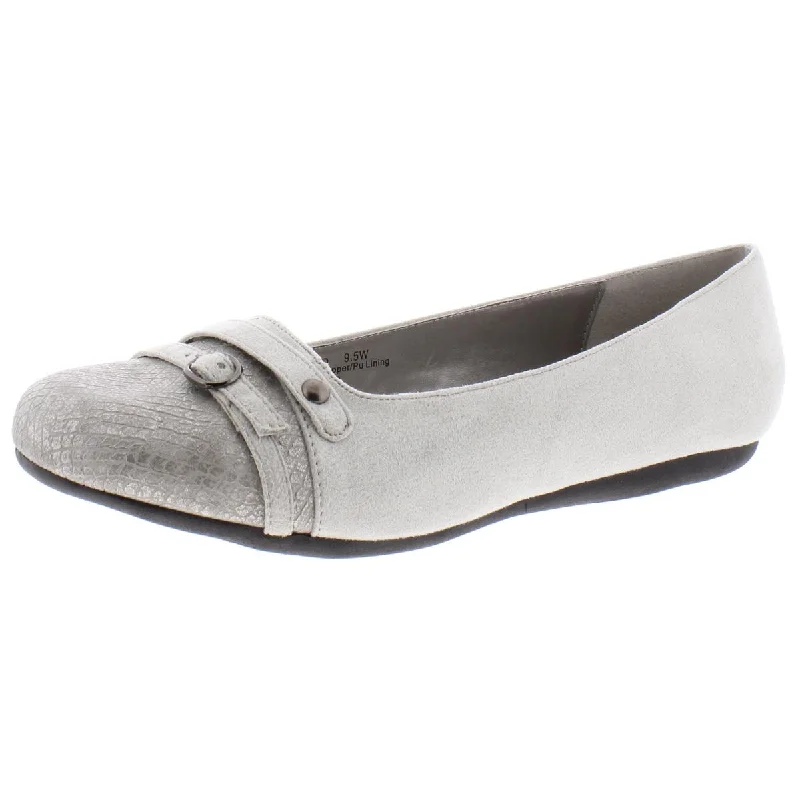 Versatile and stylish women's shoes for all occasions and seasonsBellini Womens Bamboo Faux Suede Snake Print Ballet Flats