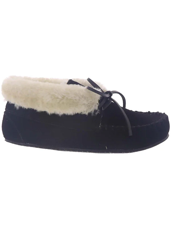 Feminine and dainty women's shoe designsCabin Bootie Womens Suede Flat Moccasins