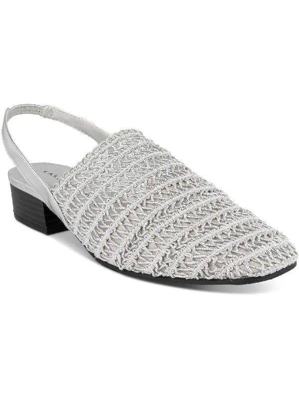 Stylish and elegant women's shoes for weddingsCarlton Womens Crochet Stacked Heel Slingback Sandals Stylish and elegant women's shoes for weddingsCarlton Womens Crochet Stacked Heel Slingback Sandals