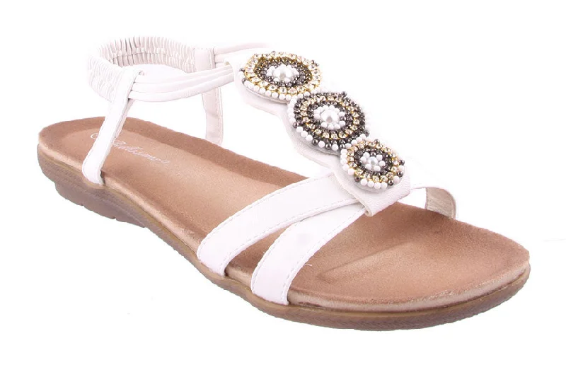 Stylish and supportive women's shoes for high archesCASSIA WHITE