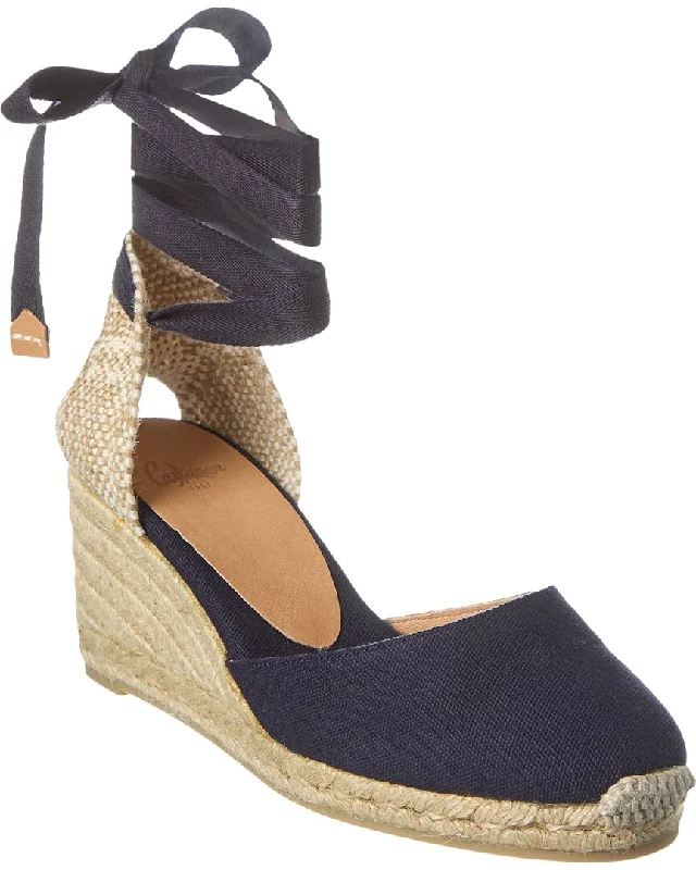 Elegant and sophisticated women's shoes for red carpet eventsCastañer Carina 60 Canvas Wedge Espadrille Elegant and sophisticated women's shoes for red carpet eventsCastañer Carina 60 Canvas Wedge Espadrille