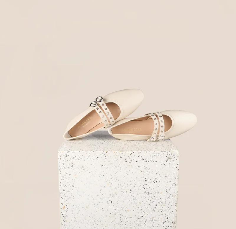 Practical and functional women's footwear solutionsComo 2 Buckle - Ivory
