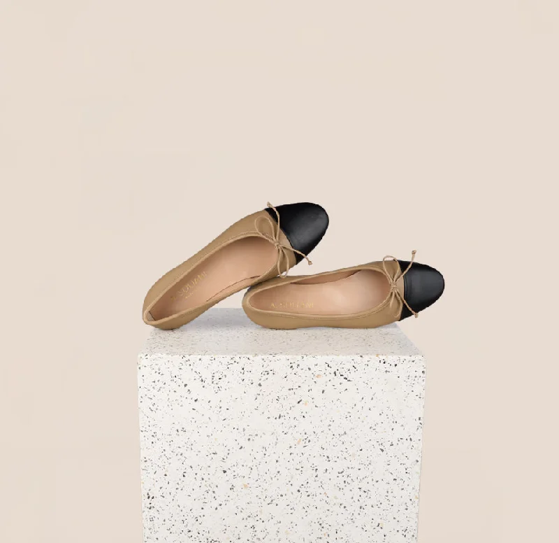 Chic and stylish women's shoes for fashion-conscious womenComo - Beige Argille/Black