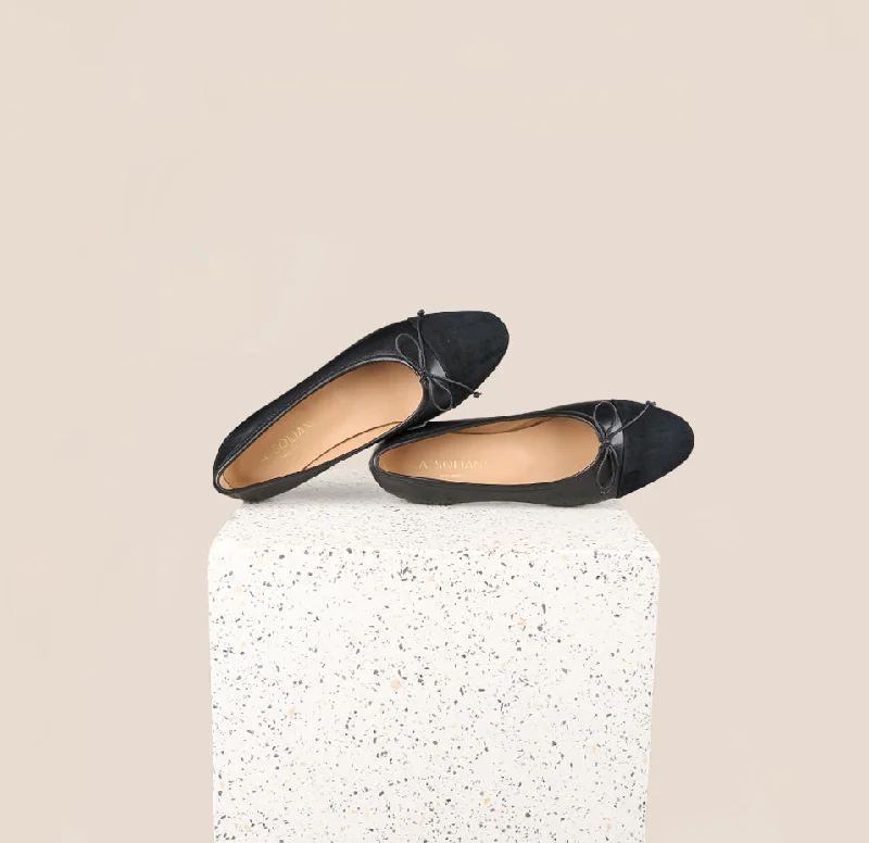 Elegant and sophisticated women's shoes for mature womenComo - Black Leather/Suede Elegant and sophisticated women's shoes for mature womenComo - Black Leather/Suede