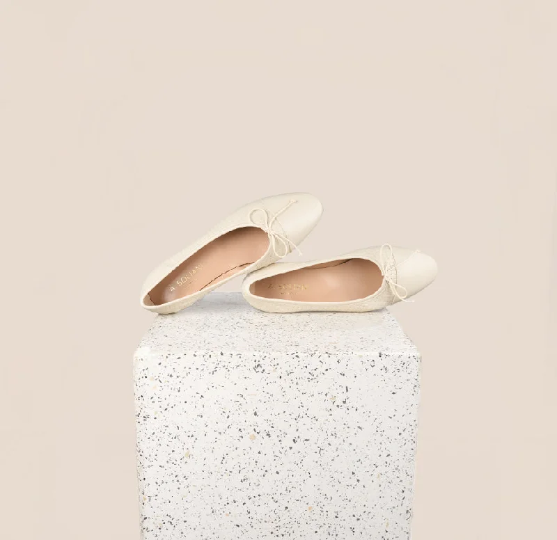 Comfy and stylish women's shoes for flat feetComo - Cassette/Ivory