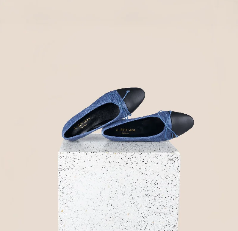 Elegant and sophisticated women's shoes for elegant eveningsComo - Dark Denim/Black Elegant and sophisticated women's shoes for elegant eveningsComo - Dark Denim/Black