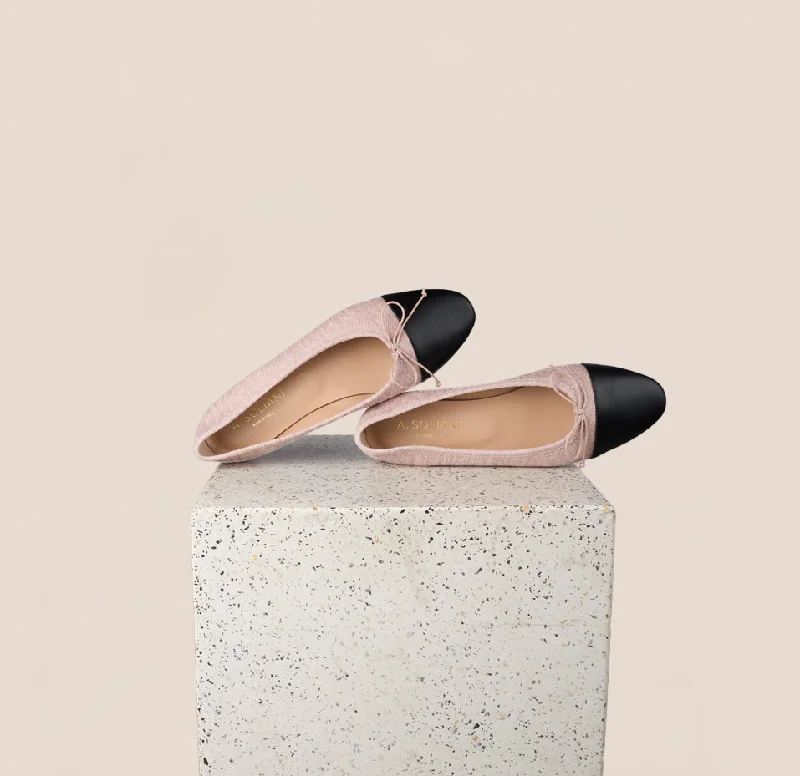 Flattering and stylish women's shoes for wide feetComo - Rose Twill/Black