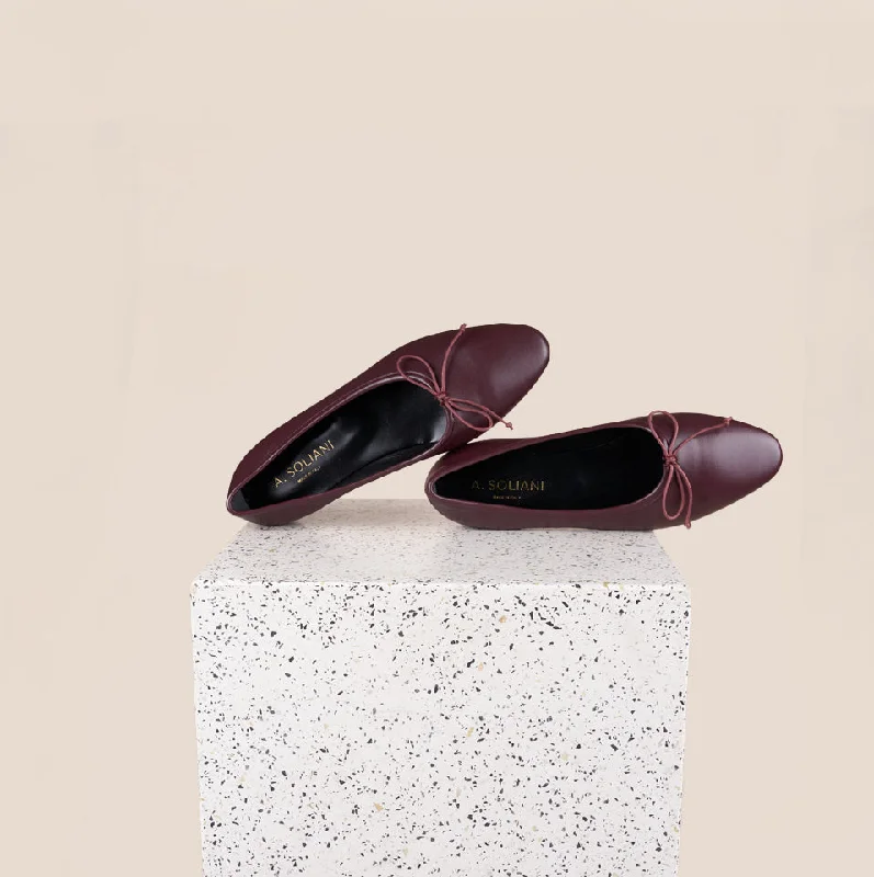 Elegant and sophisticated women's shoes for elegant eveningsComo - Wine Leather