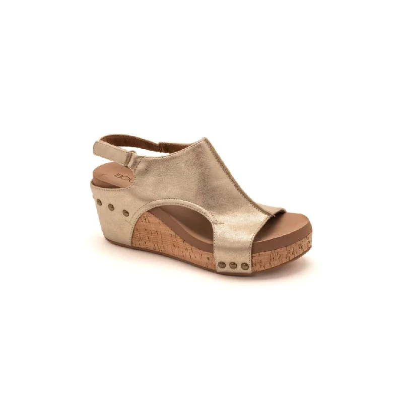 Stylish and affordable women's shoes[Corkys] Carley-Antique Gold