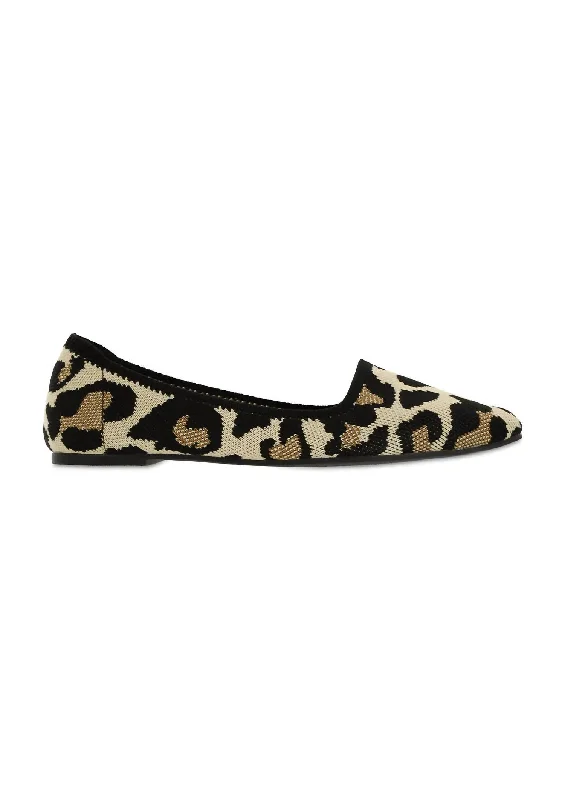 Comfy and stylish women's shoes for flat feetCorrine Flat In Leopard Print