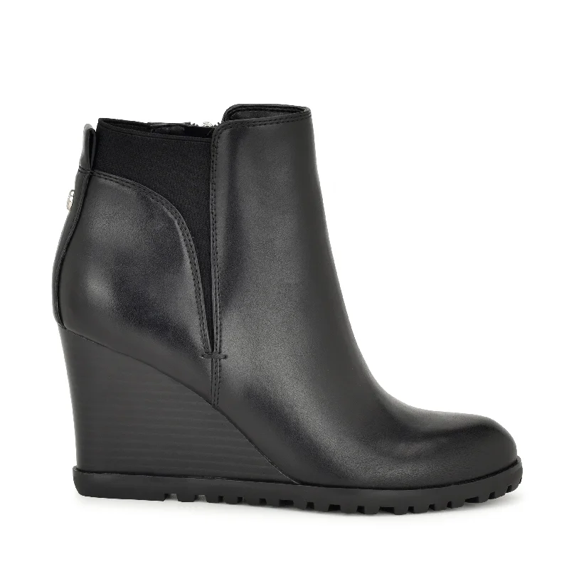 Bold and colorful women's shoes for making a statementCurtis Wedge Booties