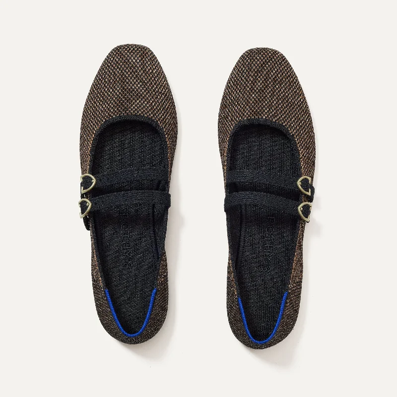 Stylish and affordable women's shoesThe Double Buckle Mary Jane - Bronzite