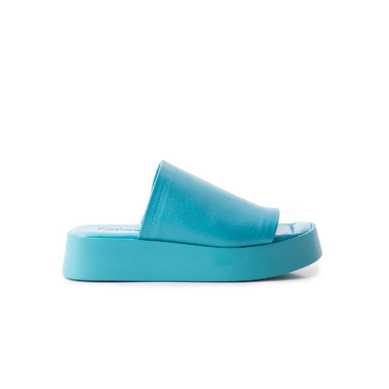 Fashion-forward and trendy women's shoe stylesDumpling Blue Leather