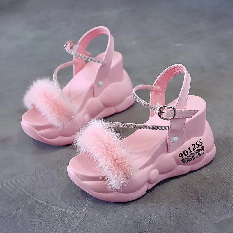 Chic and stylish women's shoes that complement every outfit and occasioFur fairy sandal Chic and stylish women's shoes that complement every outfit and occasioFur fairy sandal