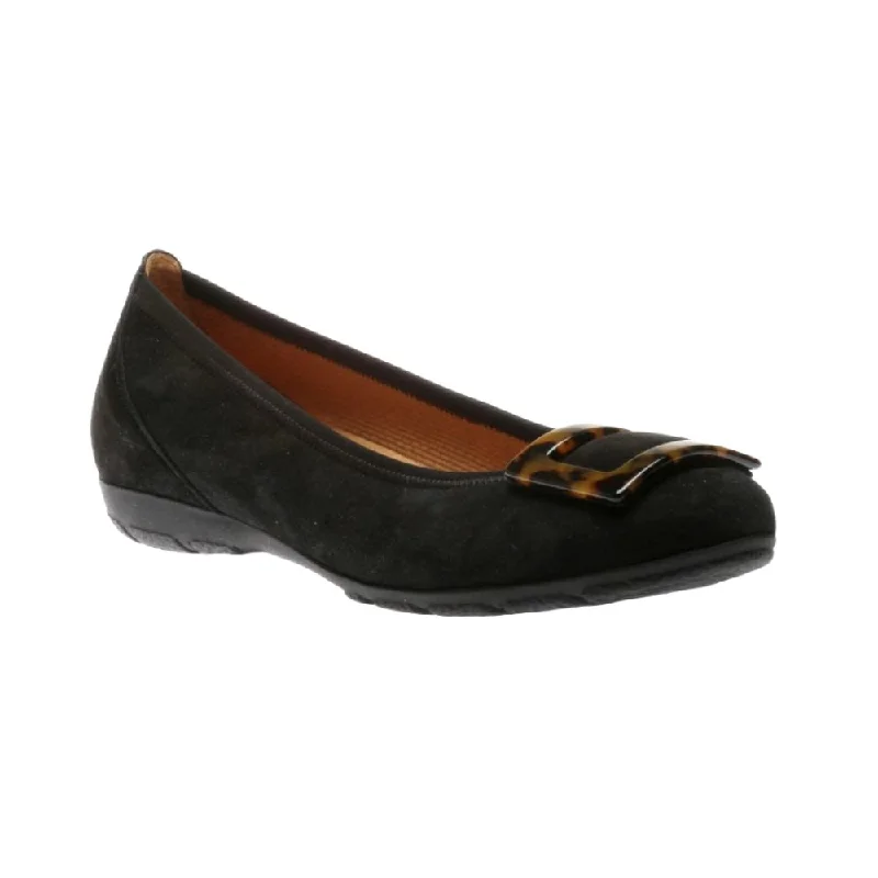 Elegant and refined women's shoe designsGabor Women's 54.164.37 Buckle Ballet Flat - Black Elegant and refined women's shoe designsGabor Women's 54.164.37 Buckle Ballet Flat - Black