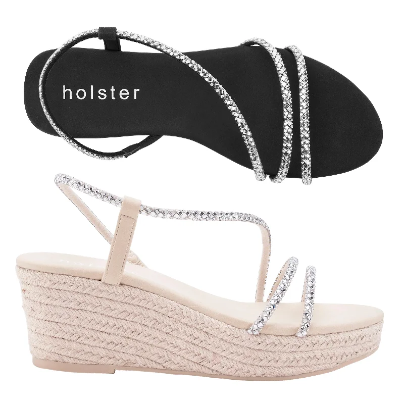 Stylish and comfortable women's shoes for long flightsGeneva Espadrille Bundle - Black / Beige Stylish and comfortable women's shoes for long flightsGeneva Espadrille Bundle - Black / Beige