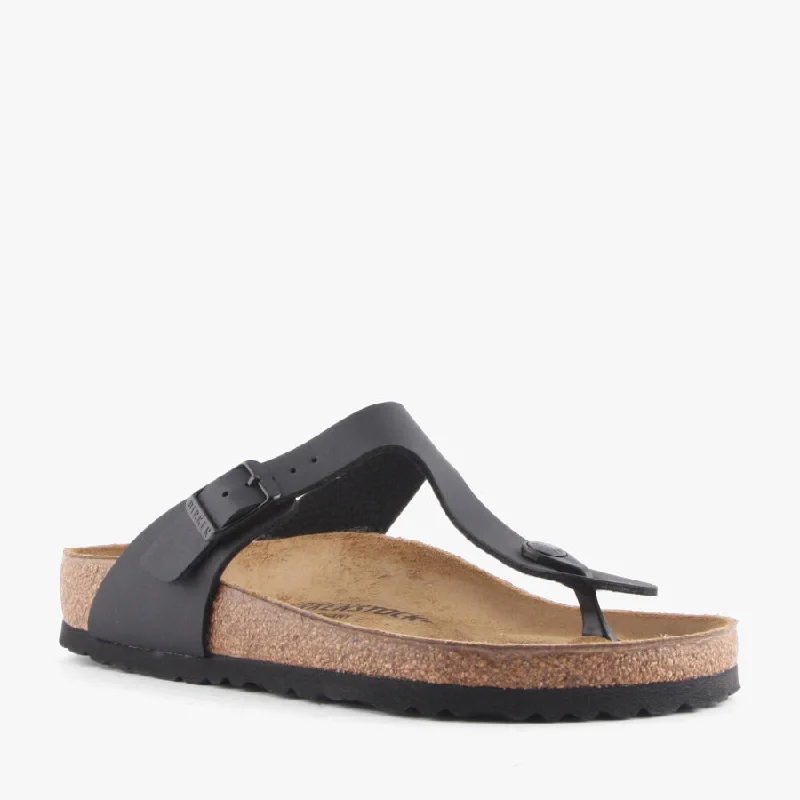 Elegant and sophisticated women's shoes for opera nightsGIZEH BLACK BIRKO-FLOR