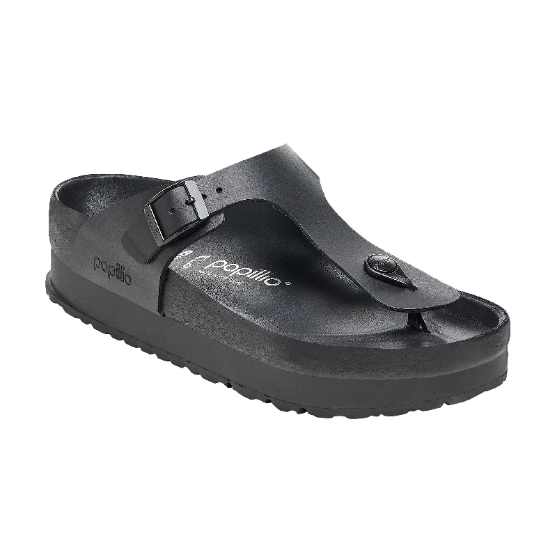 Bold and statement-making women's shoes for the bold and beautifulGizeh Exquisite Flex Platform Black Smooth Leather Bold and statement-making women's shoes for the bold and beautifulGizeh Exquisite Flex Platform Black Smooth Leather