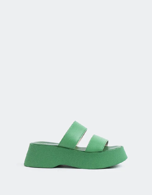 Elegant and sophisticated women's shoes for any formal eventHappy Green Leather