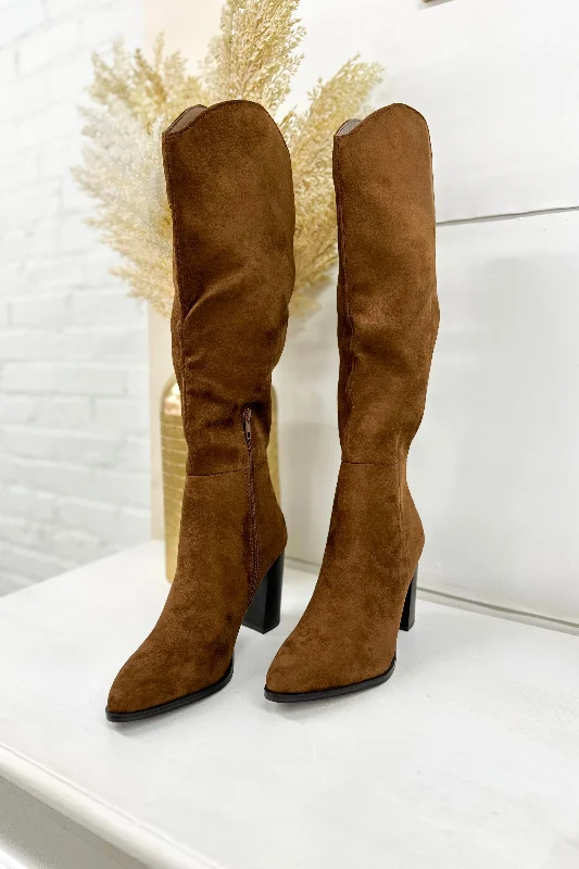 Comfy and stylish women's shoes for everyday comfortChocolate Suede Knee High Boot Comfy and stylish women's shoes for everyday comfortChocolate Suede Knee High Boot