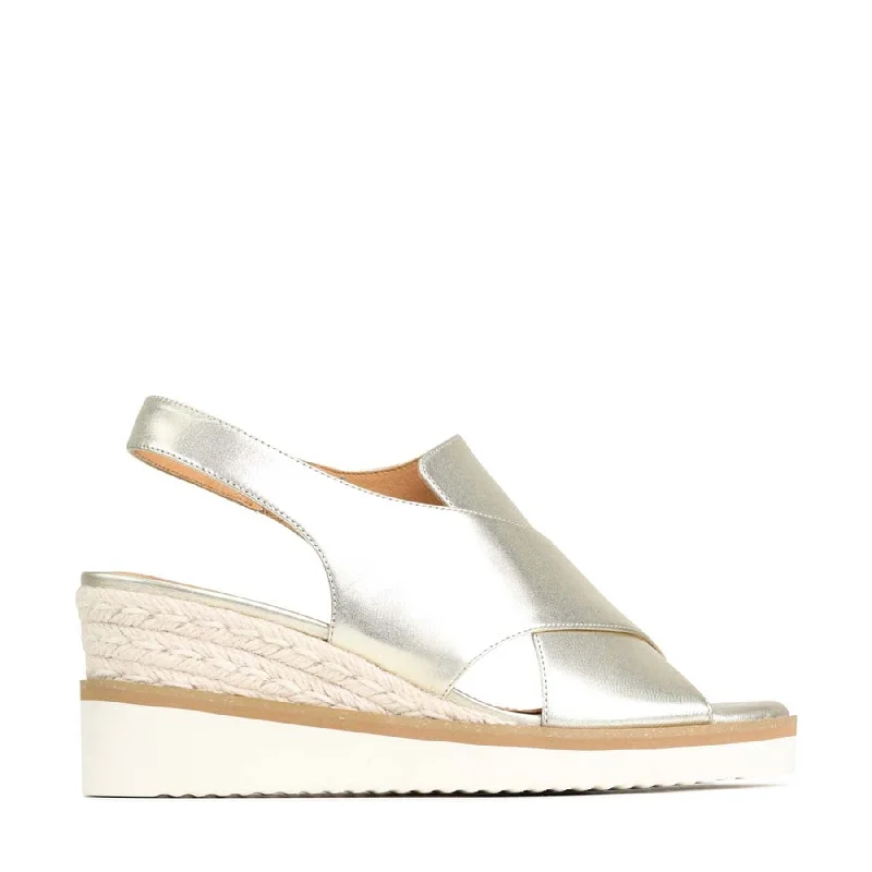 Timeless classic women's shoe designsLAZING ESPADRILLES SANDALS LEATHER