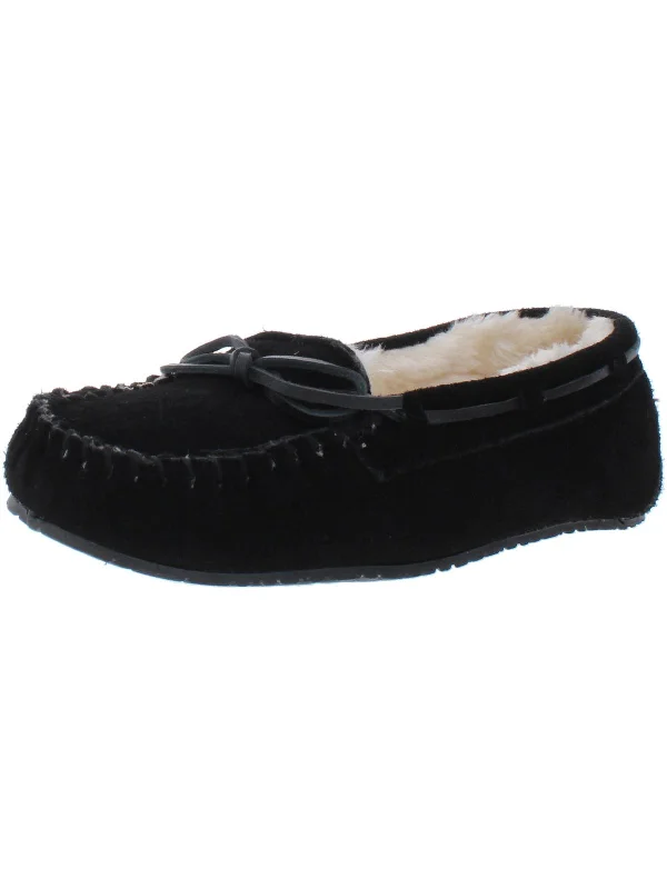 Stylish and affordable women's shoesLodge Trapper Womens Suede Slip On Moccasins