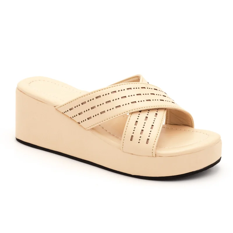 Stylish and elegant women's shoes for weddingsM0172 cross wedge