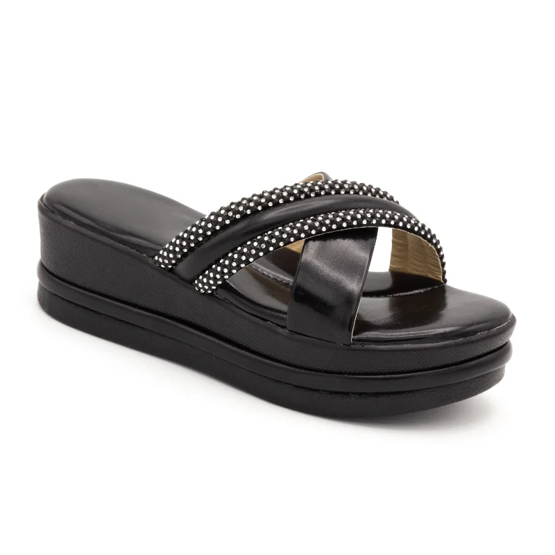 Luxurious and opulent women's shoe optionsM0174 wedge slipper