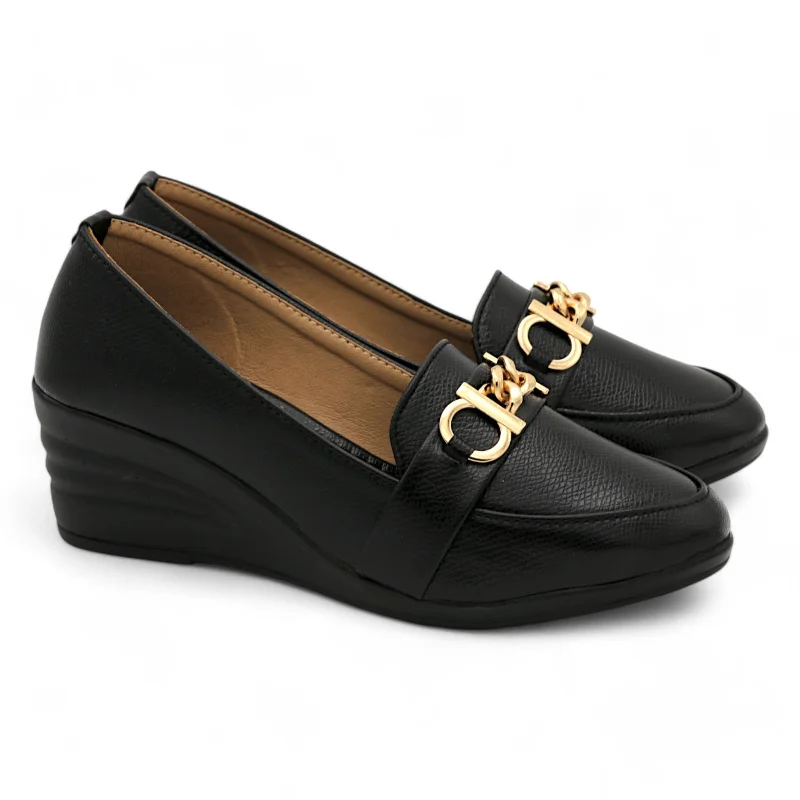 Stylish and elegant women's shoes for weddingsM0295 wedge chain