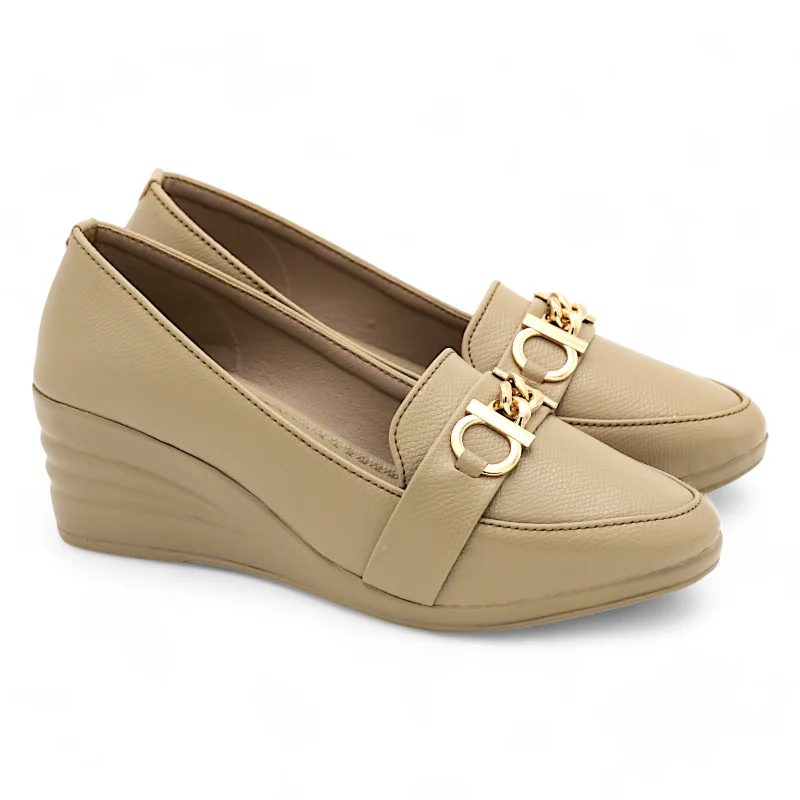 Versatile and chic women's shoes for everyday eleganceM0295 wedge chain