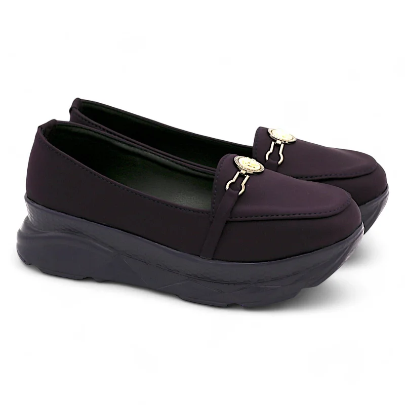 Elegant and sophisticated women's shoes for mature womenM0318 wedge pump