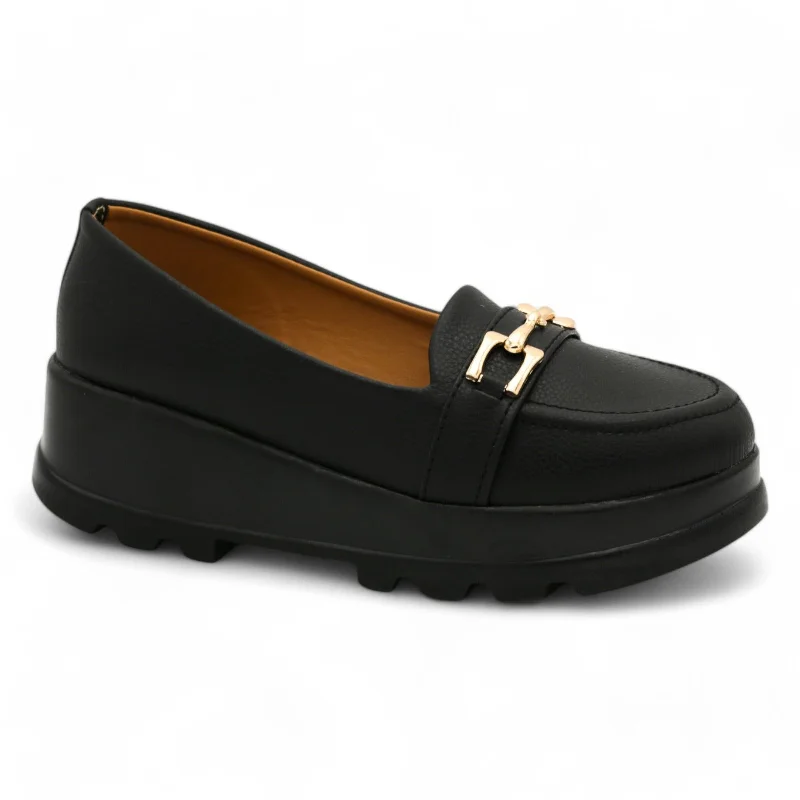 Comfy casual women's shoes for everyday wearM0355 wedge pump
