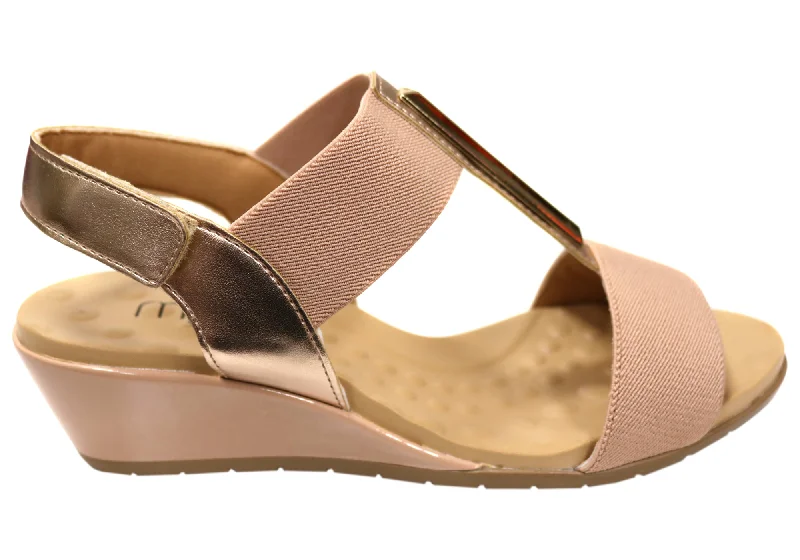 Colorful and vibrant women's shoe patternsMalu Supercomfort Bonita Womens Comfort Wedge Sandals Made In Brazil