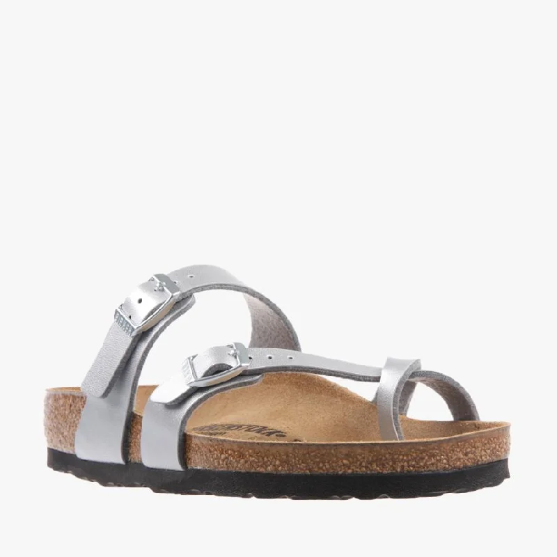 Comfy and stylish women's shoes for lounging around the houseMAYARI SILVER BIRKO-FLOR Comfy and stylish women's shoes for lounging around the houseMAYARI SILVER BIRKO-FLOR