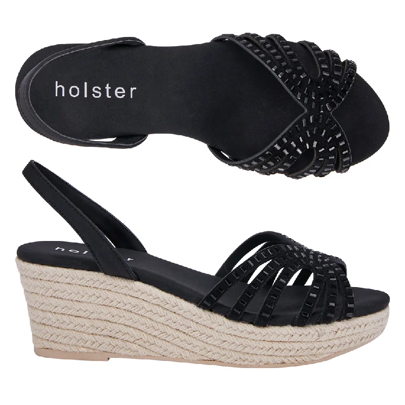 Chic and stylish women's shoes for fashion-conscious womenMermaid Espadrille - Black Chic and stylish women's shoes for fashion-conscious womenMermaid Espadrille - Black