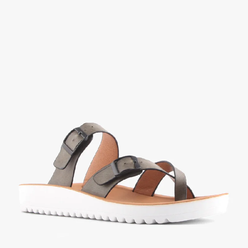 Chic and stylish women's shoes for garden partiesNIN KHAKI