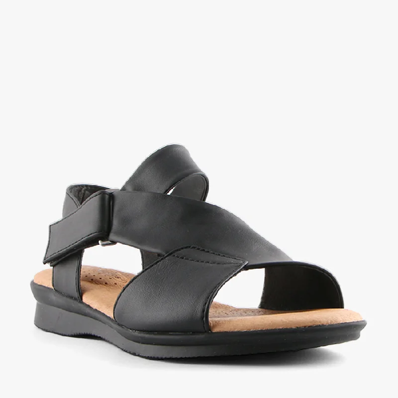 Stylish and comfortable women's shoes for long flightsNIZKI BLACK