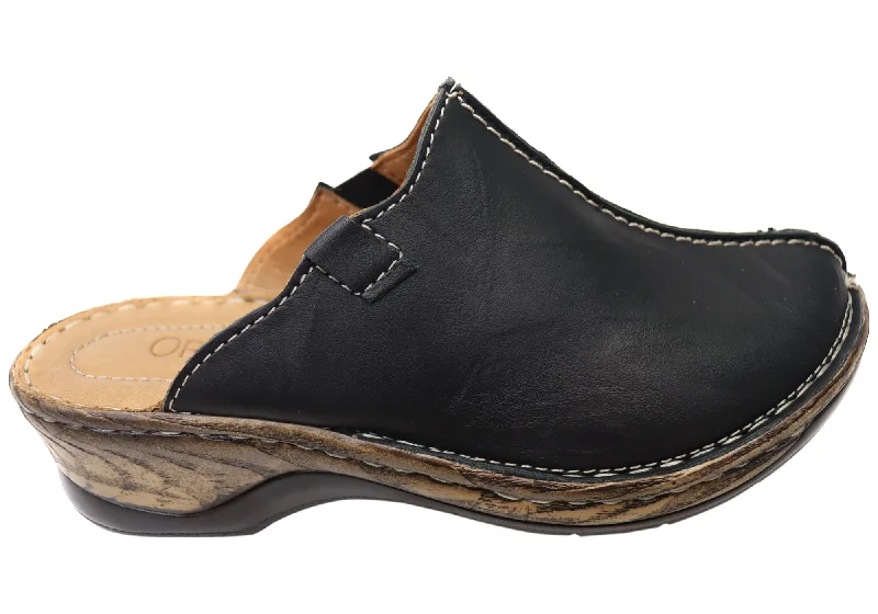 Colorful and vibrant women's shoe patternsOrizonte Maz Womens Comfortable Leather Closed Toe Open Back Mules Colorful and vibrant women's shoe patternsOrizonte Maz Womens Comfortable Leather Closed Toe Open Back Mules
