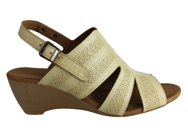 Elegant and sophisticated women's shoes for opera nightsOrizonte Pinta Womens European Leather Comfortable Wedge Sandals Elegant and sophisticated women's shoes for opera nightsOrizonte Pinta Womens European Leather Comfortable Wedge Sandals