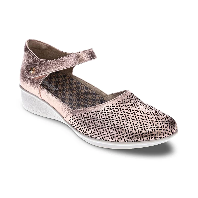 Comfy and casual women's shoes for the weekendOsaka Leather Laser Cut Mary Jane - Final Sale