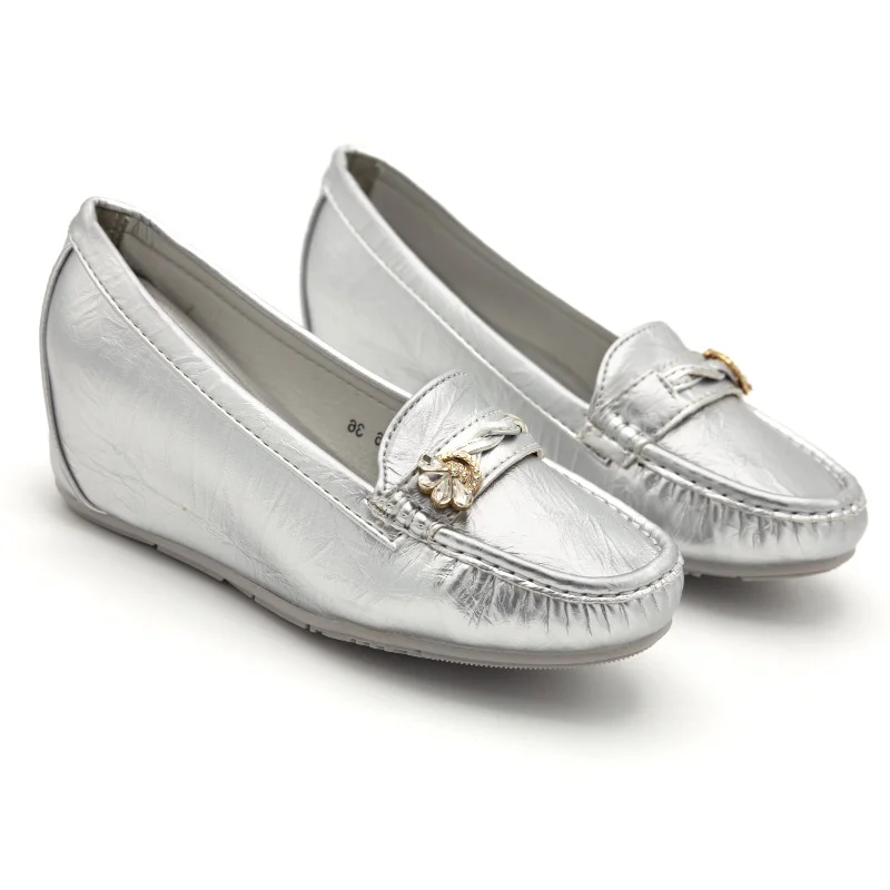 Stylish and comfortable women's shoes for long flightsP3366 wedge pump
