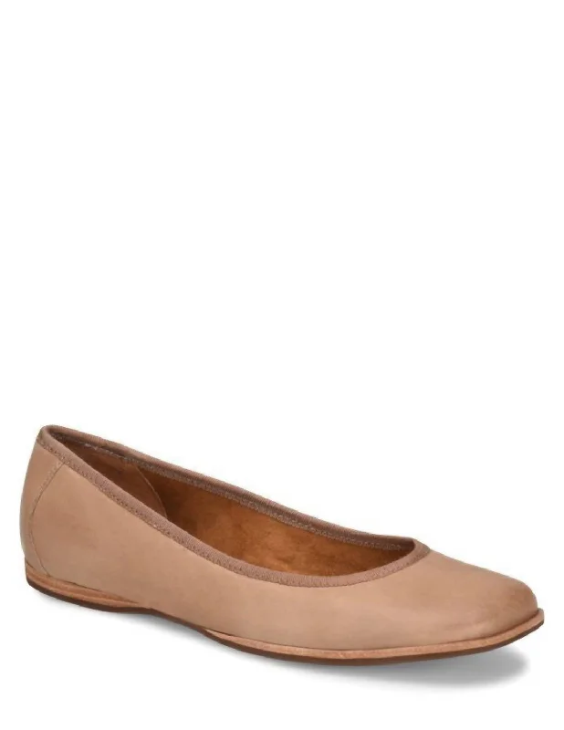 Chic and trendy women's shoes for the officePalermo Ballet Flat In Taupe
