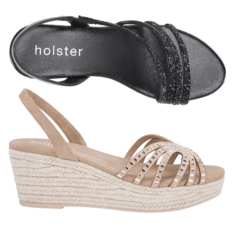 Comfy and stylish women's shoes for everyday casual wearParty Espadrille & Mermaid Espadrille Bundle - Black/Beige Comfy and stylish women's shoes for everyday casual wearParty Espadrille & Mermaid Espadrille Bundle - Black/Beige