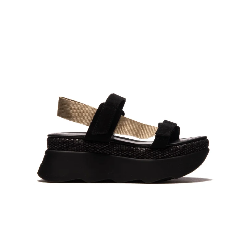 Durable and stylish women's shoes for active lifestylesPetal Black Leather