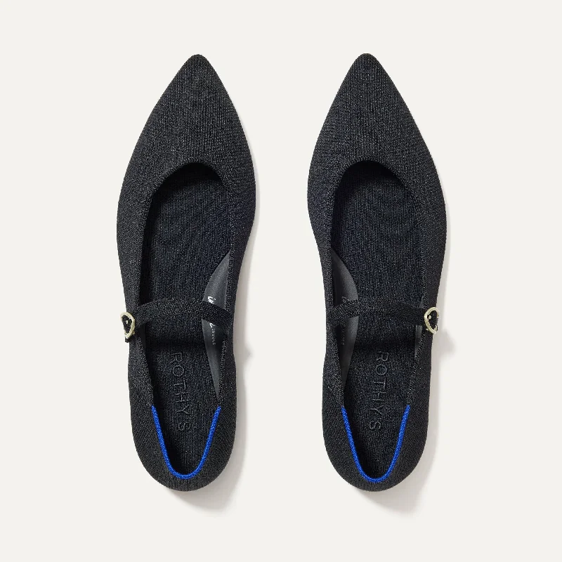 Timeless classic women's shoe designsThe Point Mary Jane II - Black
