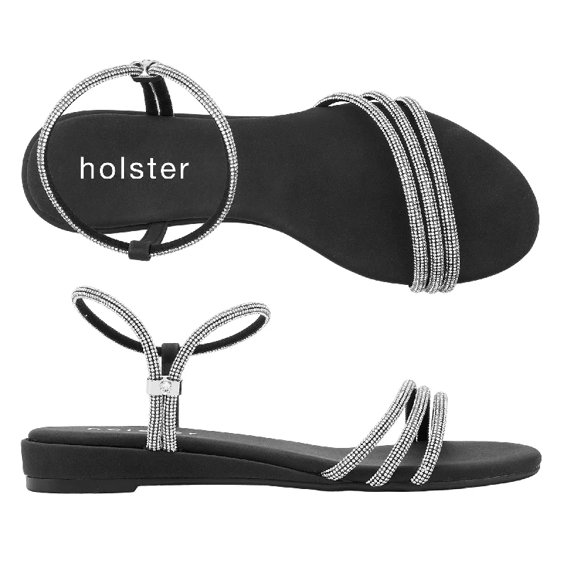 Bold and colorful women's shoes for making a statementRevel Low Wedge - Black